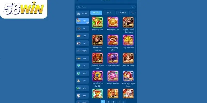 Nổ hũ Jili sảnh game được đông đảo hội viên ưa chuộng tại 58win 
